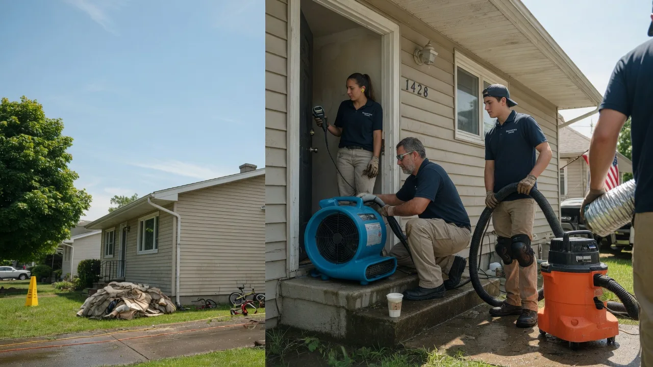 Water Damage Restoration in Elberfeld, IN near me